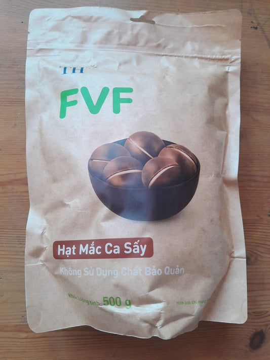TH FVF Dried Macadamia Nuts 夏威夷果仁 Hat Mac Ca Say 500g x 1