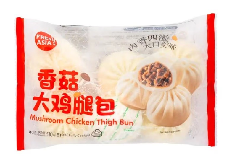FRESHASIA Mushroom Chicken Thigh Bun香源香菇大鸡腿包 510G X1