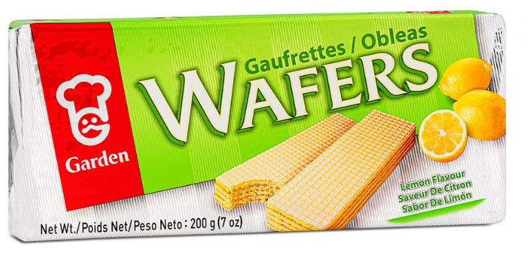 GARDEN Cream Wafers LEMON 嘉頓威化 (檸檬味) 200g X 1