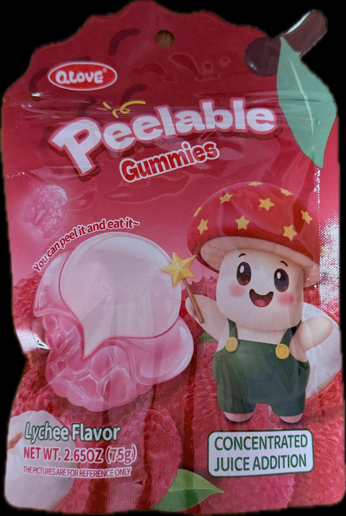 Lyhee Flv Peelable Gummies荔枝味剝皮軟糖 75g x 1
