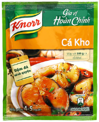 Knorr Spice Powder For Simmered Fish 腌鱼调味料 Gia Vi Hoan Chinh Ca Kho 28g x1