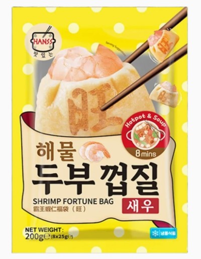 HANSS Shrimp Fortune Bag HANSS 霸王蝦仁福袋(旺) 200g x 1