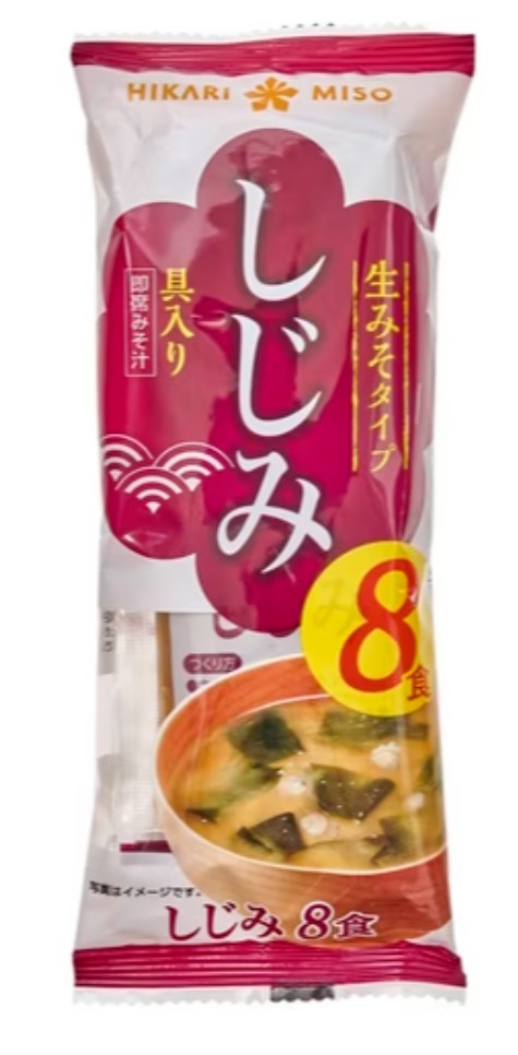 D49-Sokunama Asari Miso Soup 8 Phần HIKARI 即食蛤蜊味噌湯 (8包) 140g x1