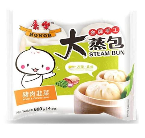 HR Bun-Pork with Chives 康樂大蒸包-豬肉韭菜600g x1
