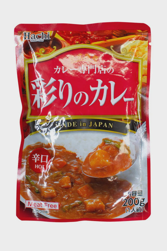 Hachi Irodori No Curry Hot 日本Hachi彩咖喱-辣 Sot Ca ri cay 200g x1