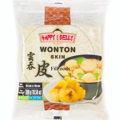 TYJ Happy Belly Wonton Skin 第一家餛飩皮 Võ hoàn thanh 300g x1