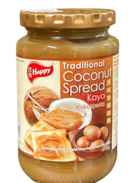 HAPPY (Brown) Coconut Spread Kaya 香味咖呀 410g x1