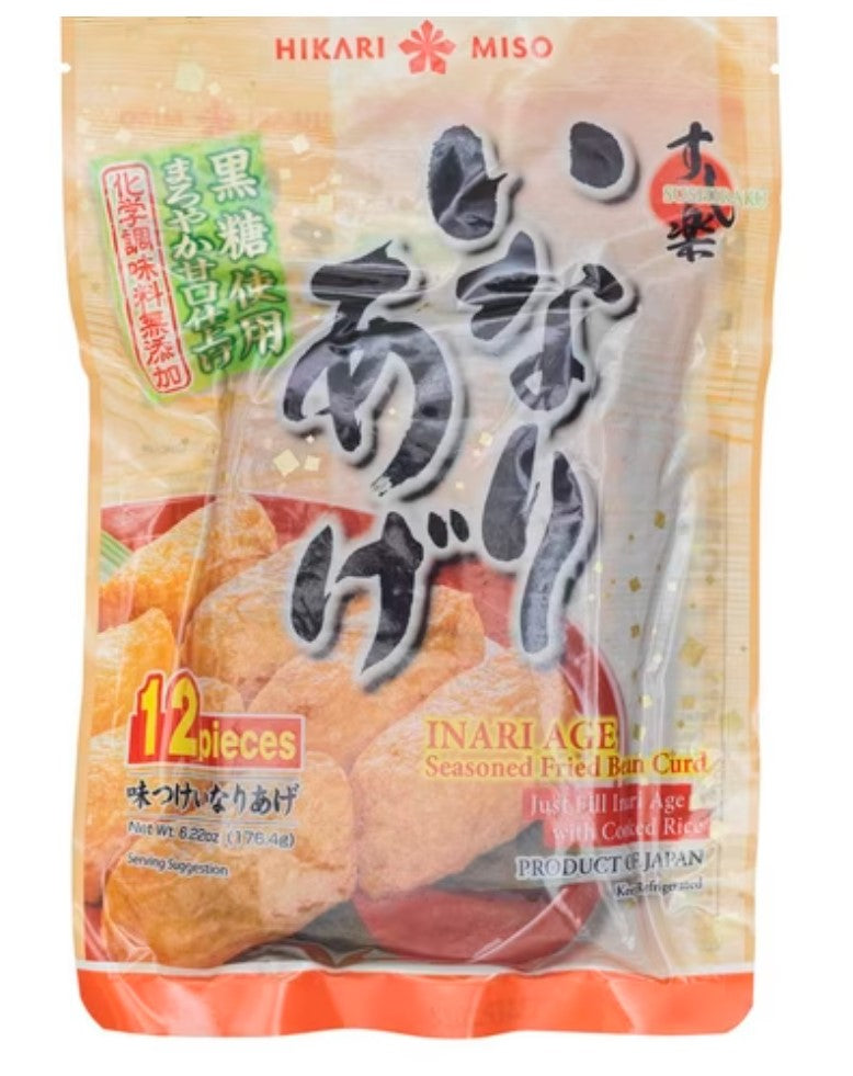 Hikari Inari Age Fried Tofu Pouches日本油豆腐皮  176g x 1