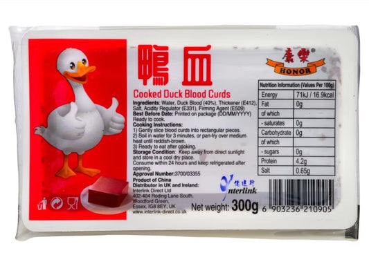 HR Cooked Duck Blood Curds康樂鴨血300g x1