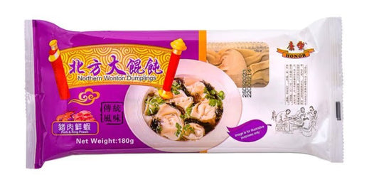 17560 HR 餛飩豬肉配蝦康樂北方鮮蝦餛飩 180gr x 1