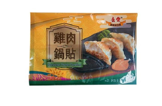 31880 HR Potsticker Chicken Dumplings康樂雞肉香菇鍋貼 1kg x1