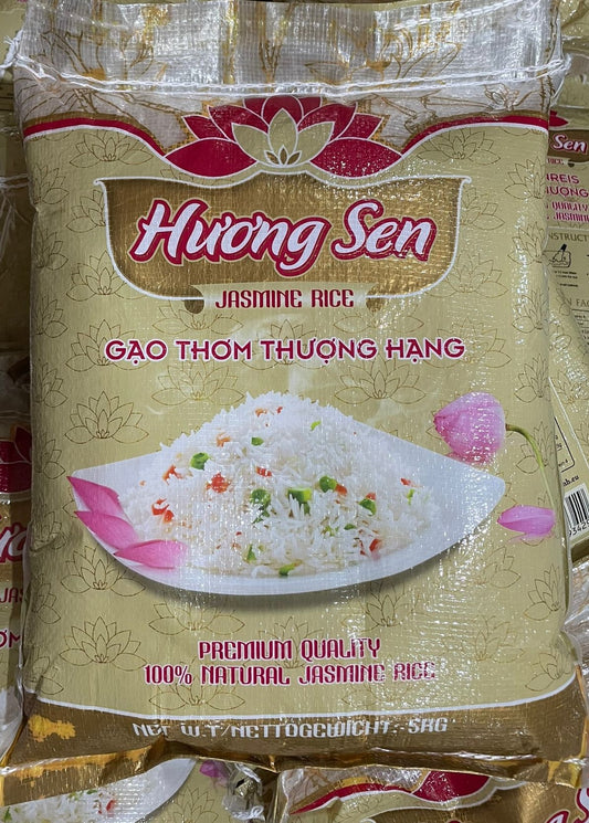 Huong Sen Jasmine Rice 香米 Gao Thom Thuong Hang 5kg x1