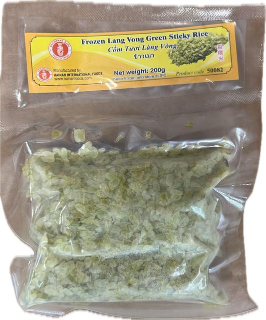 50082 Seahorse King Frozen Lang Vong Green Sticky Rice Com Tuoi Lang Vong 200g x 1