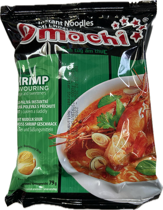 020002-2 Omachi Mi Tom Chua Cay 酸辣虾面 30x80g