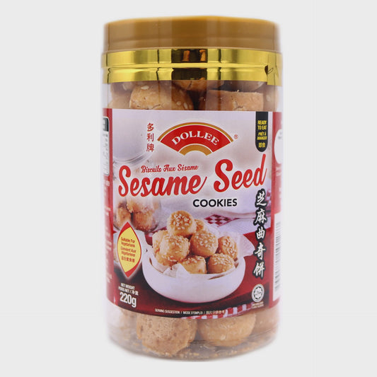 DOLLEE Sesame Seed Cookies 多利芝麻曲奇餅 Banh Quy Me 220g x1