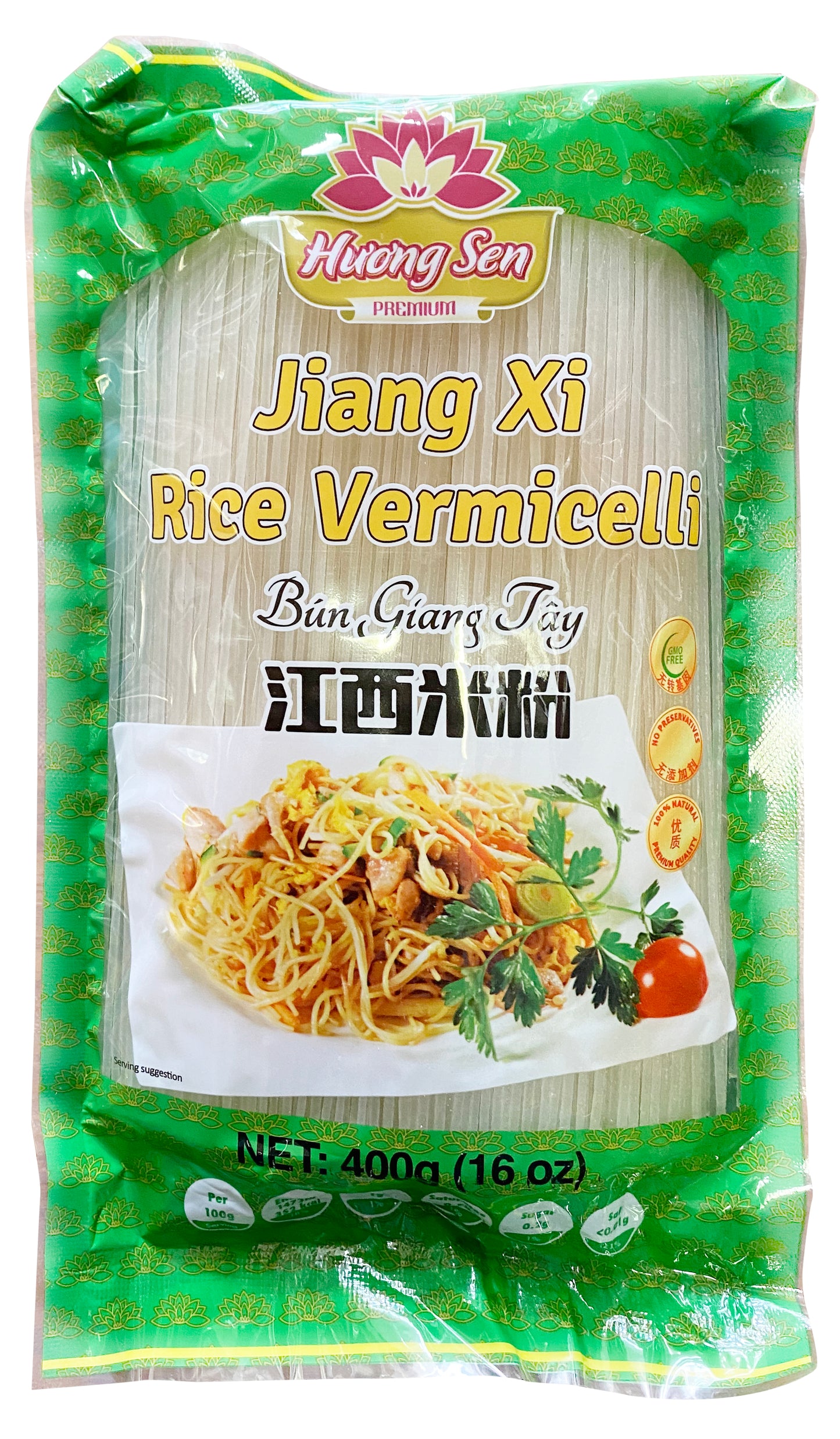 Huong Sen Jiang-Xi Rice Vermicelli 江西米粉 Bun Giang Tay 400g x40