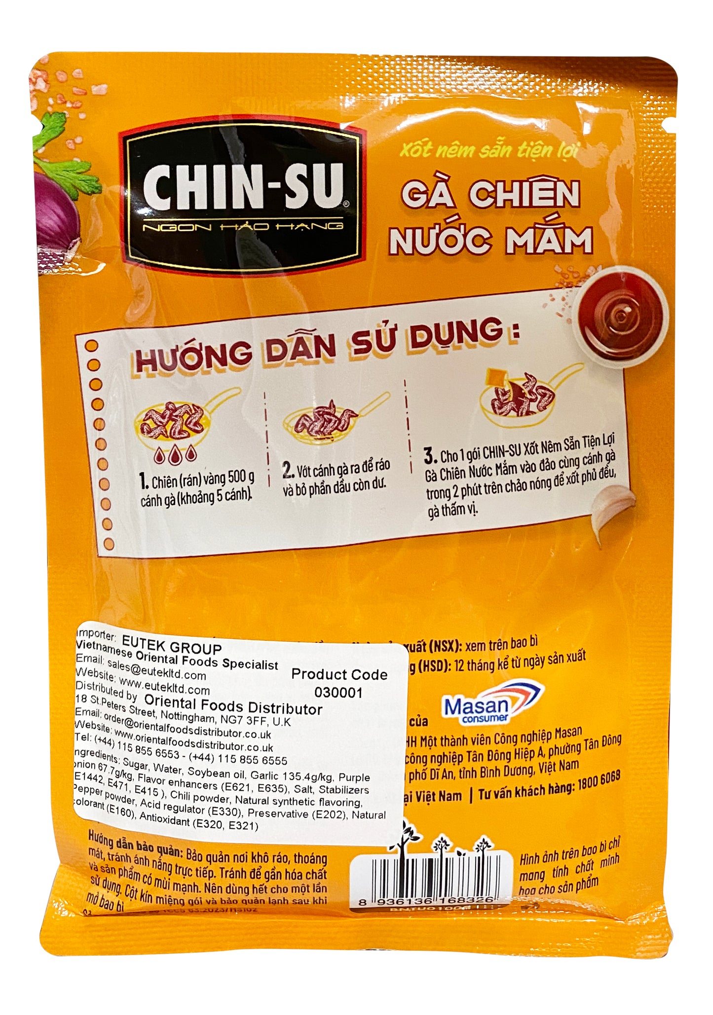 Nước sốt gà Chinsu Sốt Gà Chiến Nước Mắm 70gr x 1