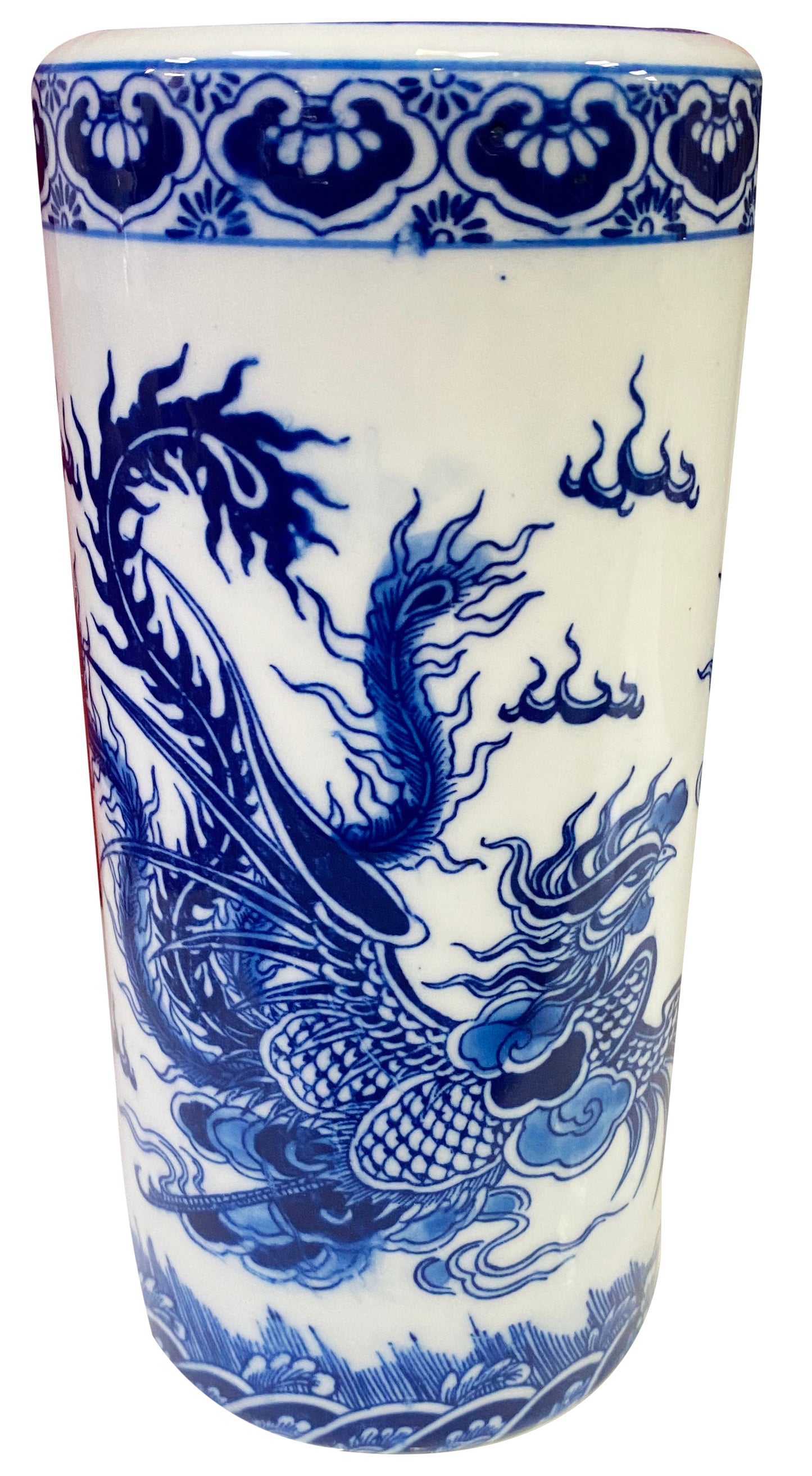 White Blue Dragon Altars Accessories Vat Pham Ban Tho Ong Dia Trang Xanh Rong