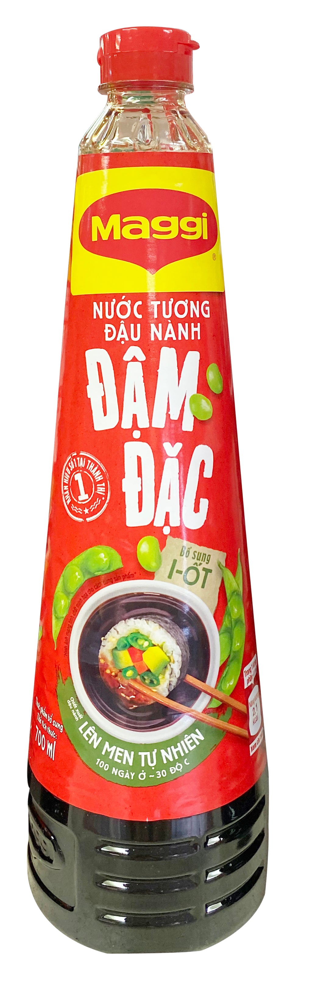 Maggi Concentrated Soy Sauce 美極醬油 Nuoc Tuong Dau Nanh Dam Dac (Red) 700ml x 1