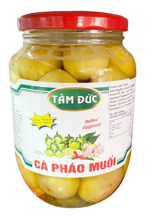 Cà Tím Tâm Đức 咸茄子 Cà Muối Xôi 500g x 1