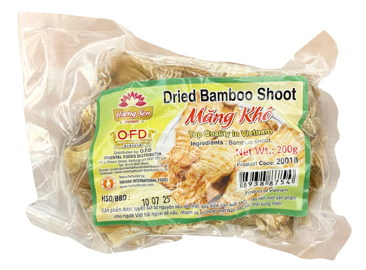 20018 Huong Sen Dried Bamboo Shoot Mang Kho 200g x 1