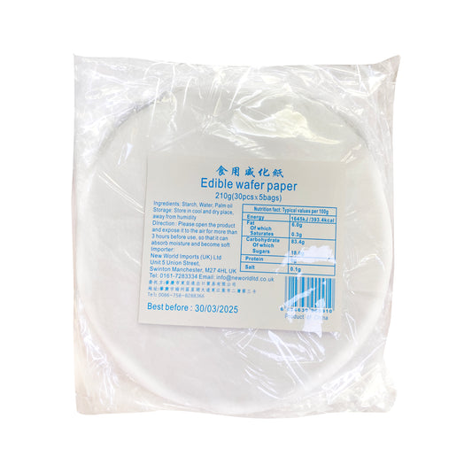 Giấy ăn được 用威化紙 Giấy gao (22cm*30 cái) 210g x 1