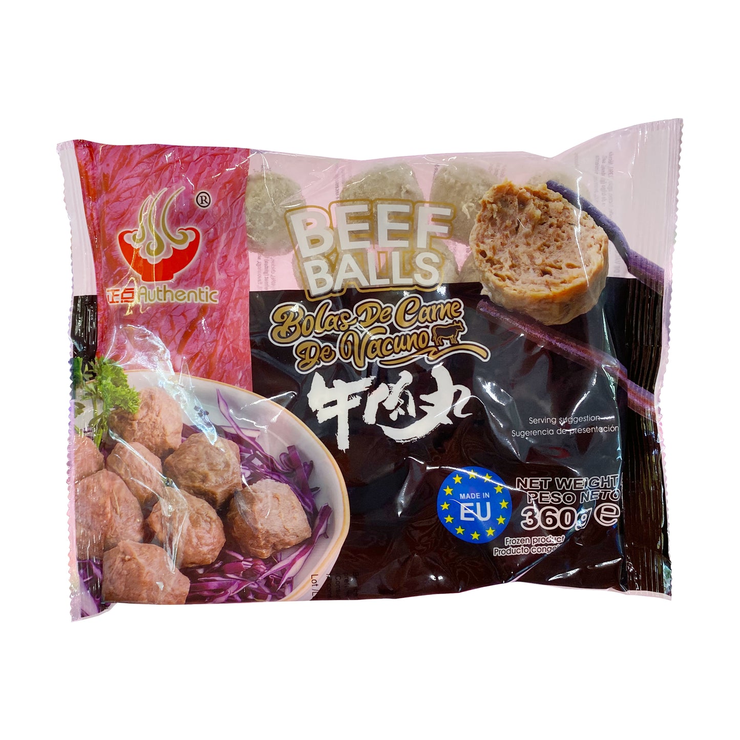 ZD Beef Ball 正點牛肉丸 Bo Vien 360g x1