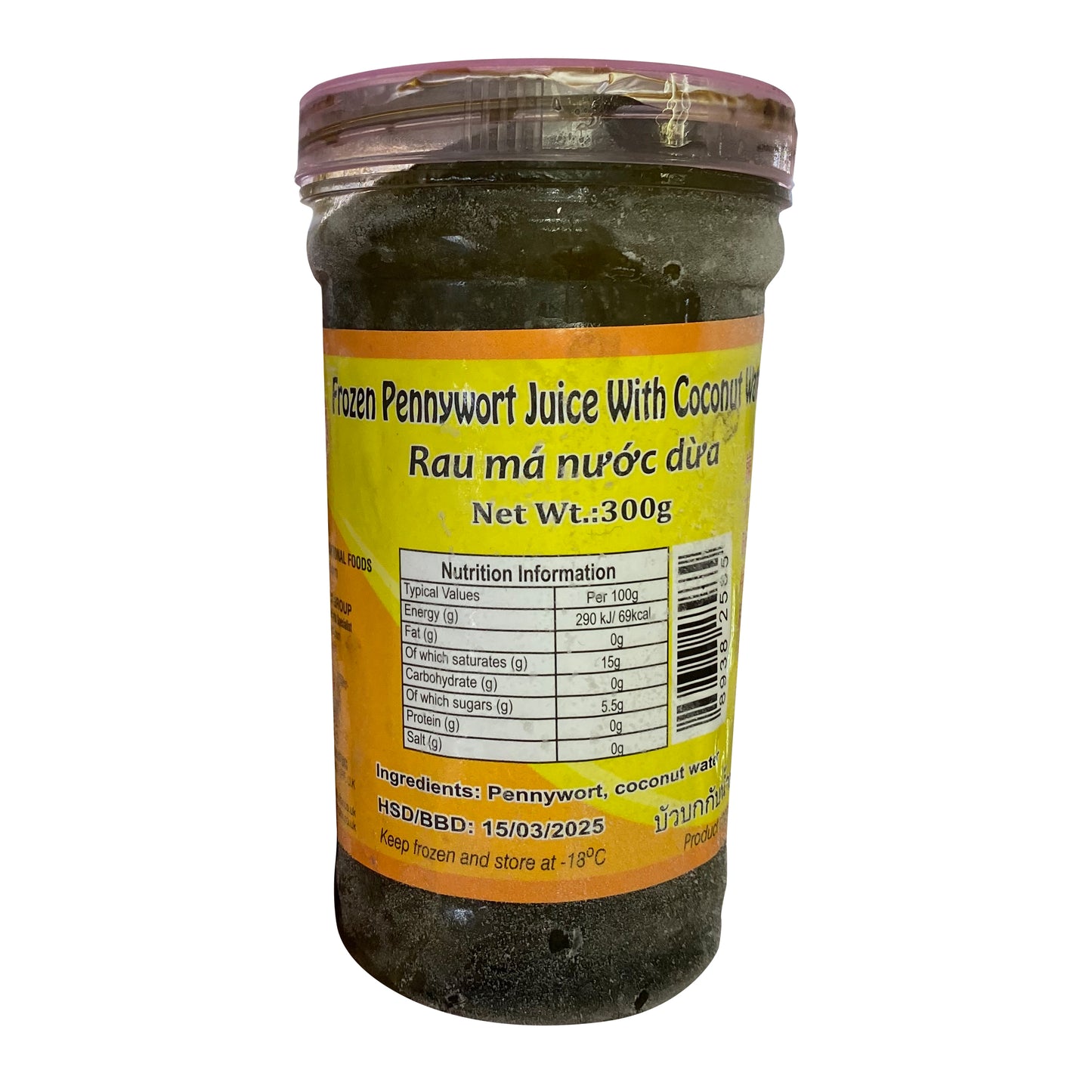 海馬王冷凍薄荷汁加椰子水 Nuoc Rau Ma Nuoc Dua 300gr x 1