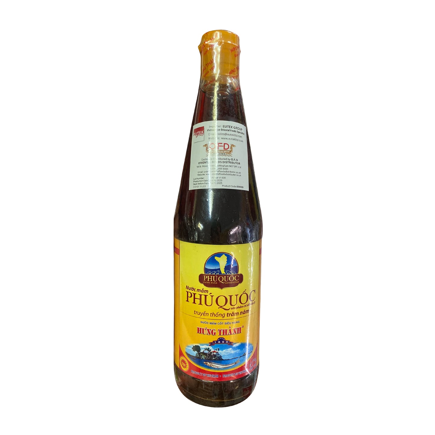 Hung Thanh Fish Sauce 越南富国鱼露 Nuoc Mam Phu Quoc 650ml x 1