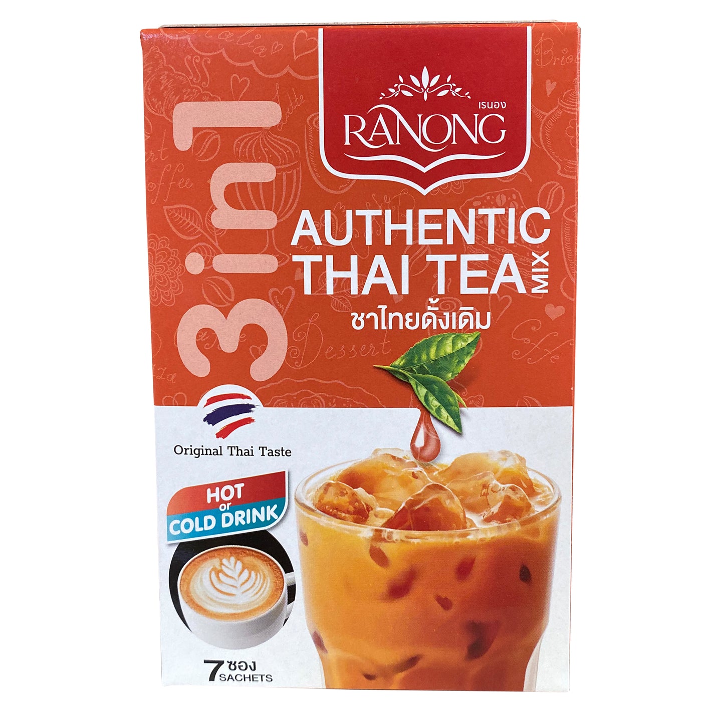 TRÀ RANONG Trà Hỗn Hợp Thái 即溶泰茶 Trà Thái Pha Sản 7 x 30g x 1