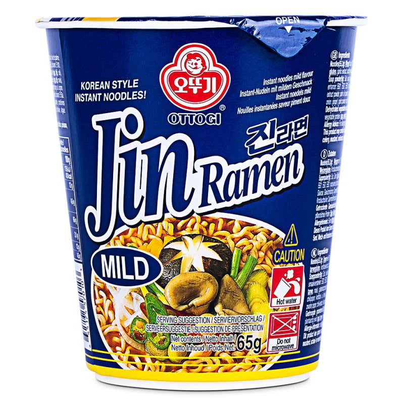 OTTOGI - JIN Ramen Mild Cup 金拉面杯面-小辣 65g x1