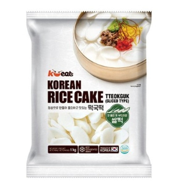 K-eats Rice Cake(Sliced Type) 年糕 Banh Gao Dang Thai Lat 1kg x1