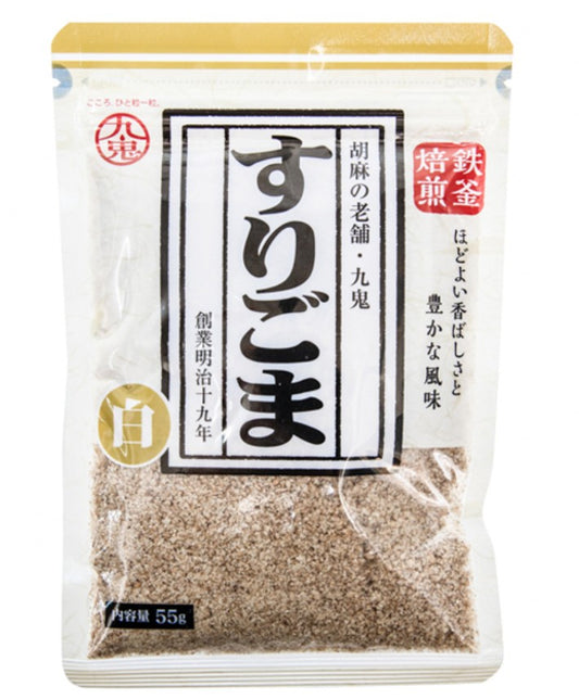KUKISANGYO Kuki Ground White Sesame Seeds九鬼產業 白芝麻粉 55g x1