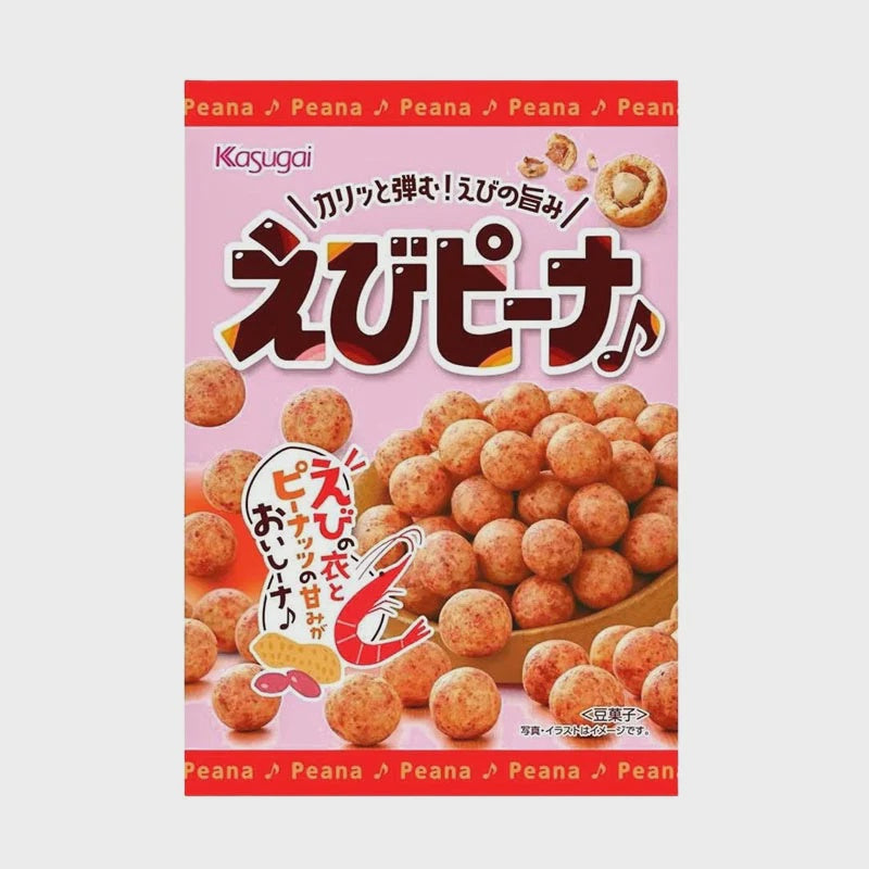 14923 S Ebi Peana 日井鱿鱼味脆皮花生 Snack dau phong vi muc 89g x1