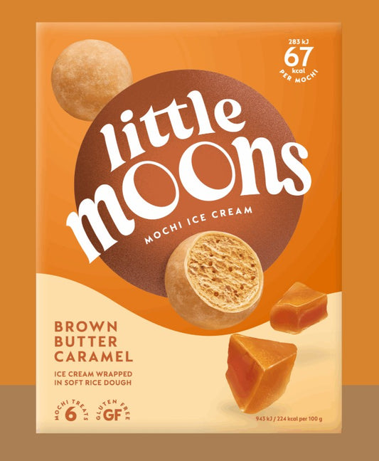 LM Ice-cream Mochi - Brown Butter Caramel小月亮冰淇淋糯米糍-焦糖奶油(6x30g) x 1