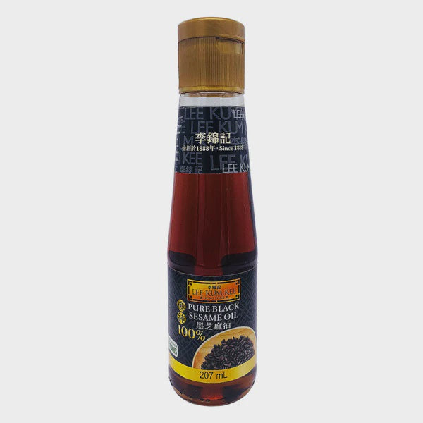 47889 LKK Pure Black Sesame Oil 李錦記黑芝麻油 Dau Me Den 207 ml x1