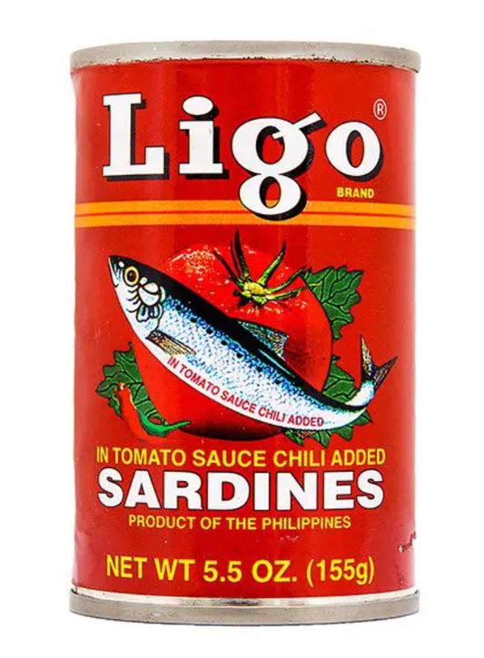 Ligo Sardines Chilli and Tomato Sauce 辣椒番茄沙丁鱼 155g x1