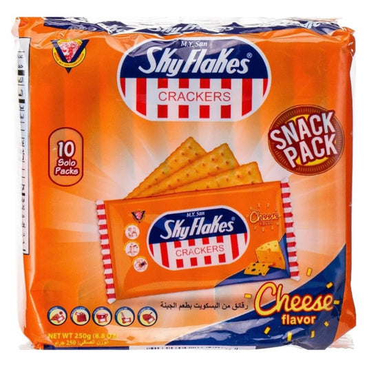 SKYFLAKES Biscuits CHEESE空中霸王餅 -芝士 (25g x 10) x1