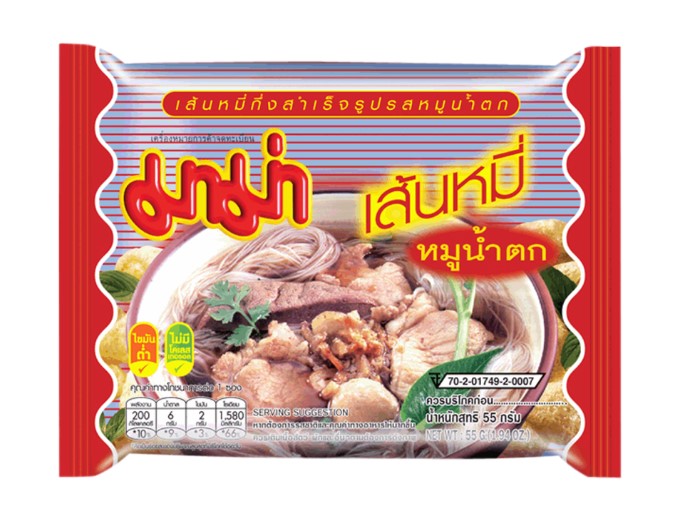 MAMA Moo Namtok - Rice VERMICELLI 媽媽泰式豬肉米粉 Bun Gao Salad Thit Heo 55g x 30