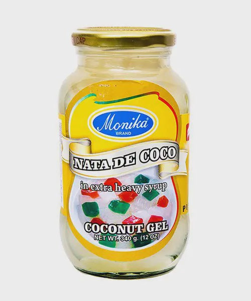 Monika Preserves Coconut Gel (Nata De Coco) White 椰子凝膠 Thach dua 340gx1