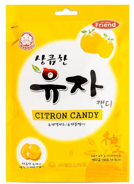 Mammos Citron Candy 韓國柚子糖 80g x 1
