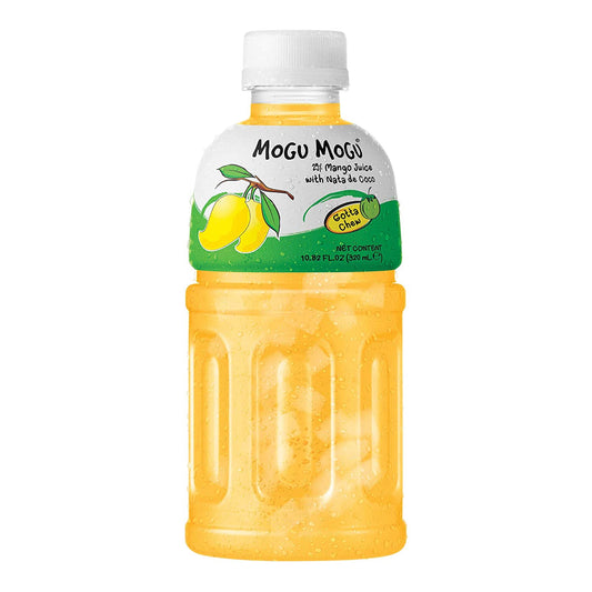 Mogu mogu mango drink芒果味飲料含椰果 nuoc huong xoai 320mlx1