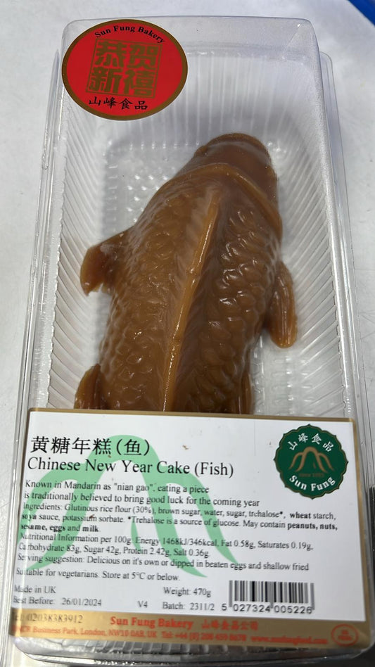 05226 新年蛋糕魚黑糖黃糖魚年糕 470g x1