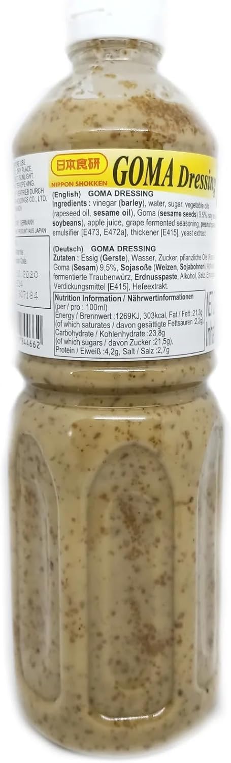 Nihon Shokken Goma Dressing日本食研芝麻沙律醬Sot me rang 1 Ltr x 1