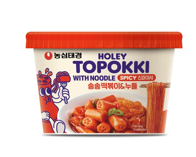 NS Nongshim Taekyung Holey Topokki Spicy農心太慶孔洞辣味炒年糕 128g x1
