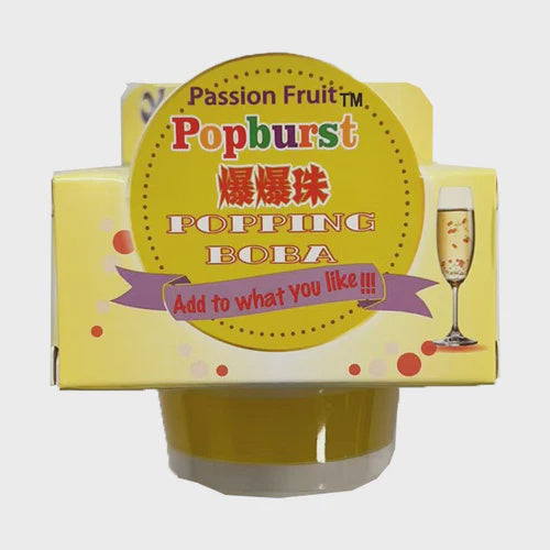 O'Divine Popping Boba (Passion Fruit Flavour) 爆珠(百香果味) 130g x1