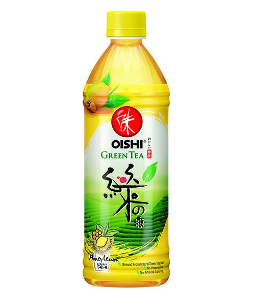 LD000087-7 Oishi Green Tea Honey & Lemon日式蜂蜜檸檬味綠茶 Tra Chanh Mat Ong 500ml x 24