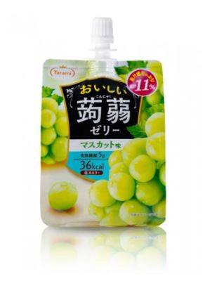 27482 Tarami  Oishi Konjac Jelly-Muscat蒟蒻果凍-白葡萄味 150g x1