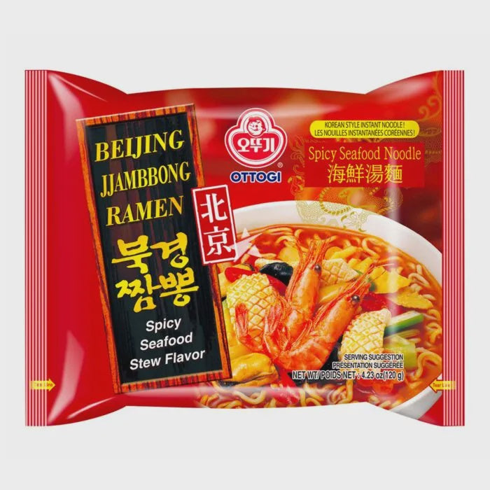 Ottogi Peking Seafood Ramen multipack 北京海鮮麵 120g x1