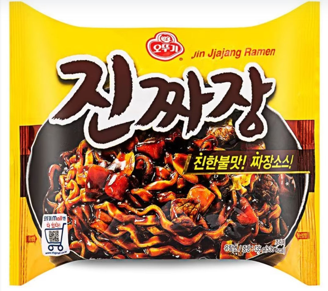 Ottogi Jin Jjajang Ramen 不倒翁 金牌炸醬麵Mi Jjajang 135g x 1